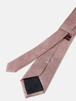 Plain 100% Silk Tie 7,5cm Gravatas