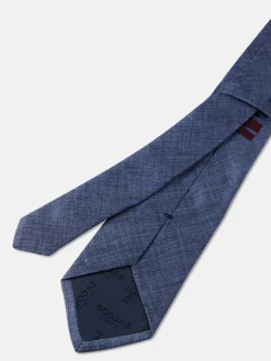 Plain 100% Silk Tie 7,5cm Gravatas
