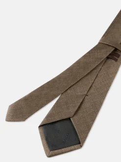 Plain 100% Silk Tie 7,5cm Gravatas