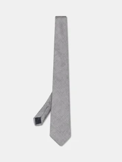 Plain 100% Silk Tie 7,5cm Gravatas