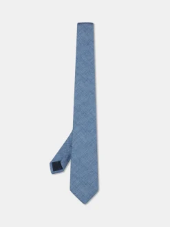 Plain 100% Silk Tie 7,5cm Gravatas