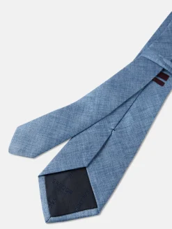 Plain 100% Silk Tie 7,5cm Gravatas