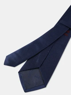 Hot Plain 100% Silk Tie 7,5cm Gravatas