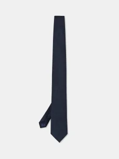 Discount Plain 100% Silk Tie 7,5cm Gravatas