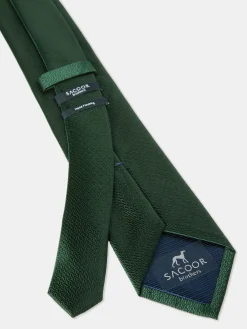 Discount Plain 100% Silk Tie 7,5cm Gravatas