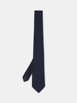 Outlet Plain 100% Silk Tie 7,5cm Gravatas