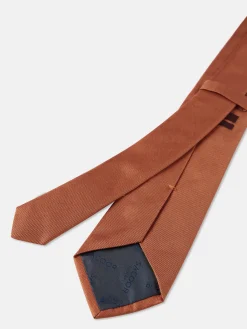 Outlet Plain 100% Silk Tie 7,5cm Gravatas