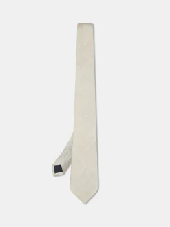 Outlet Plain 100% Silk Tie 7,5cm Gravatas