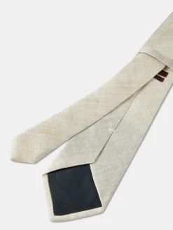 Outlet Plain 100% Silk Tie 7,5cm Gravatas