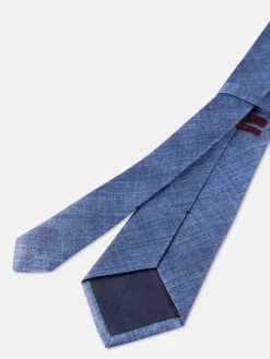Outlet Plain 100% Silk Tie 7,5cm Gravatas