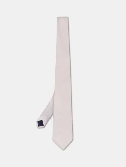 Outlet Plain 100% Silk Tie 7,5cm Gravatas