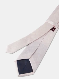 Outlet Plain 100% Silk Tie 7,5cm Gravatas