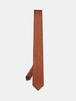 Plain 100% Silk Tie 7,5cm Gravatas