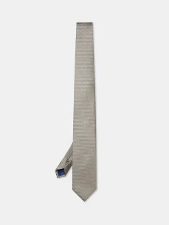 Plain 100% Silk Tie 7,5cm Gravatas