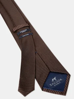 Plain 100% Silk Tie 7,5cm Gravatas