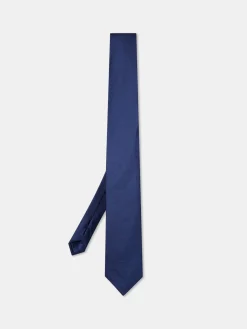 Hot Plain 100% Silk Tie 7,5cm Gravatas