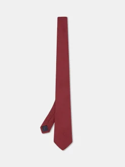 Clearance Plain 100% Silk Tie 7,5cm Gravatas