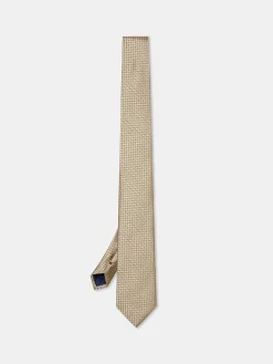 Outlet Plain 100% Silk Tie 7,5cm Gravatas