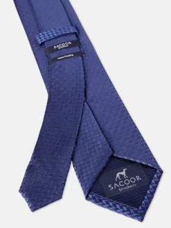 Outlet Plain 100% Silk Tie 7,5cm Gravatas