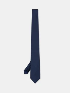 Outlet Plain 100% Silk Tie 7,5cm Gravatas