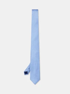 Outlet Plain 100% Silk Tie 7,5cm Gravatas