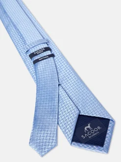 Outlet Plain 100% Silk Tie 7,5cm Gravatas