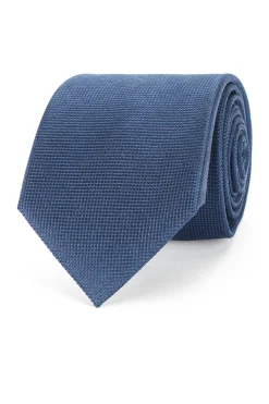 Outlet Plain Tie 100% Silk 8cm Gravatas