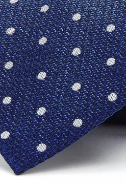 Hot Polka Dot Pattern Tie 100% Silk 8cm Gravatas