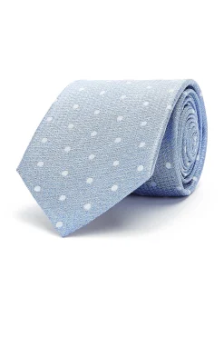 Hot Polka Dot Pattern Tie 100% Silk 8cm Gravatas