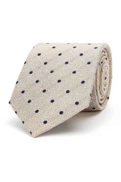 Hot Polka Dot Pattern Tie 100% Silk 8cm Gravatas