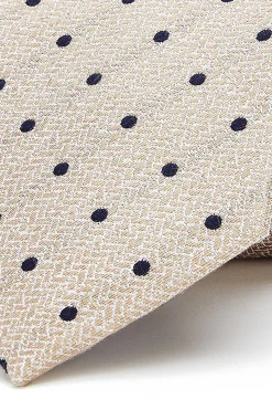 Hot Polka Dot Pattern Tie 100% Silk 8cm Gravatas