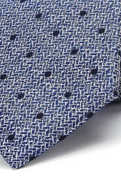 Hot Polka Dot Pattern Tie 100% Silk 8cm Gravatas