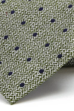 Hot Polka Dot Pattern Tie 100% Silk 8cm Gravatas