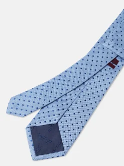Online Polka Dot Pattern Tie 100% Silk 8cm Gravatas