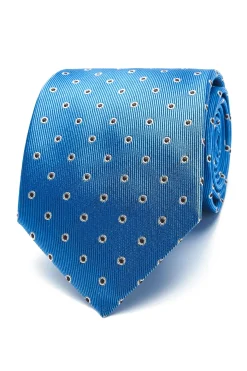 Outlet Polka Dot Pattern Tie 100% Silk 7,5cm Gravatas