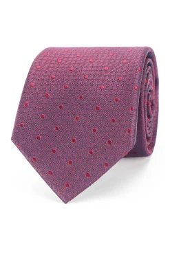 New Polka Dot Pattern Tie 100% Silk 8cm Gravatas