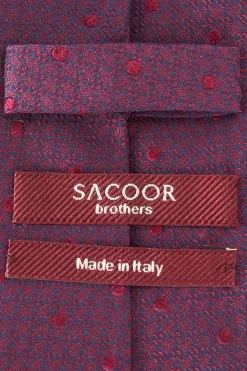 New Polka Dot Pattern Tie 100% Silk 8cm Gravatas