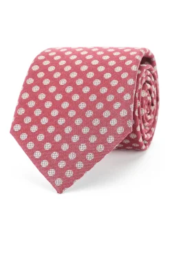 Hot Polka Dot Pattern Tie 100% Silk 8cm Gravatas