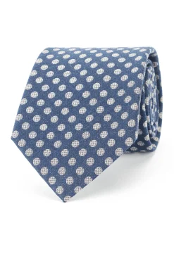 Hot Polka Dot Pattern Tie 100% Silk 8cm Gravatas