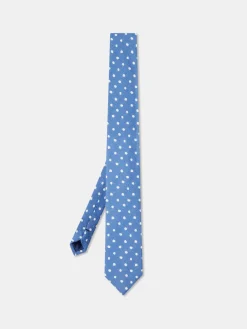New Polka Dot Pattern Tie 100% Silk 7,5cm Gravatas