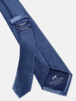 New Polka Dot Pattern Tie 100% Silk 7,5cm Gravatas