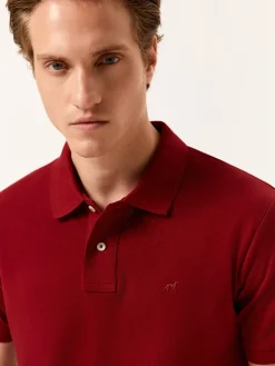 Online Premium Regular Fit Piqué Polo in 100% BCI Cotton Polos|Polos