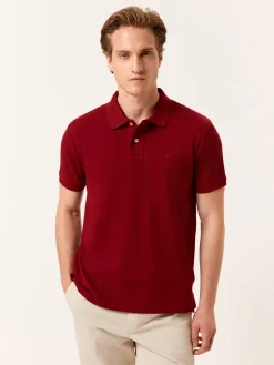 Online Premium Regular Fit Piqué Polo in 100% BCI Cotton Polos|Polos