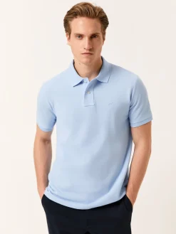Online Premium Regular Fit Piqué Polo in 100% BCI Cotton Polos|Polos