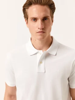 Online Premium Regular Fit Piqué Polo in 100% BCI Cotton Polos|Polos