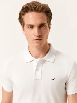Online Premium slim Fit Piqué Polo in 100% BCI Cotton Polos|Polos