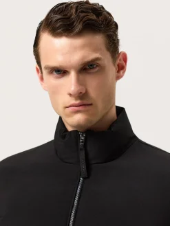 Sale Real Down Bomber With Ribbed Finishes Blusões
