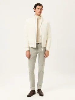 Sale Real Down Bomber With Ribbed Finishes Blusões