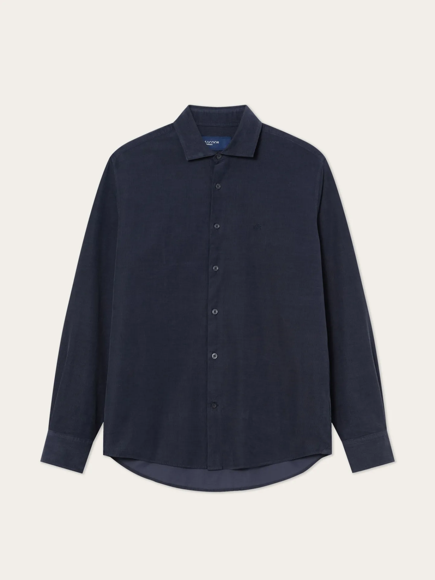 Clearance Regular Fit Baby Corduroy Shirt With Pigment-Dyed Finish Camisas Casuais