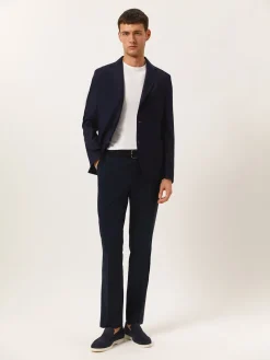 Sale Regular Fit Casual Trousers in Comfort Cotton Calças Casuais|Calças Casuais